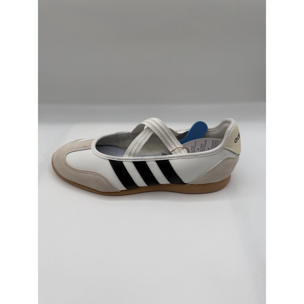 Adidas Barreda Mary Jane Sneaker,Women's 9.5,EU 42, White Black Gum,JQ2127,NWOB